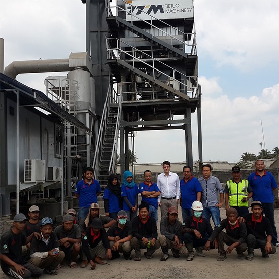Proyek Pabrik Aspal di Indonesia 
